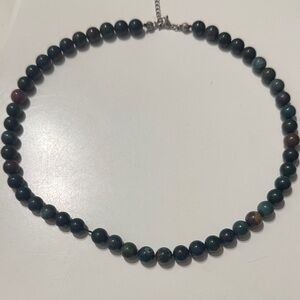 Moss Agate get stone necklace